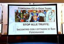 San Ferdinando- i Carabinieri incontrano gli anziani