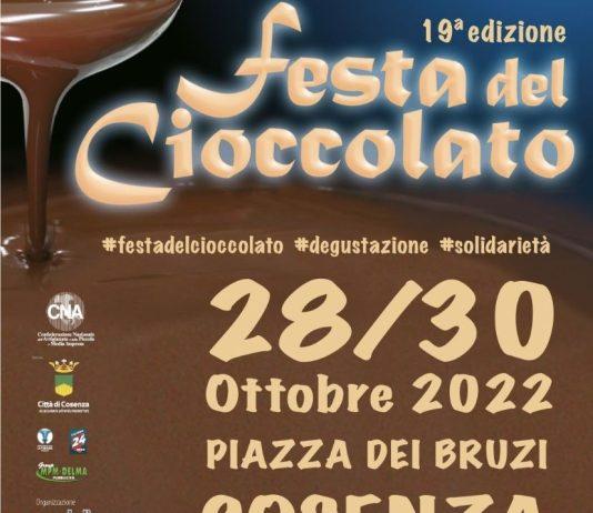 Dal 28 al 30 ottobre a Cosenza torna la Festa del Cioccolato