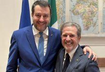 Lungo incontro tra vicepremier Salvini e responsabile Lega Calabria Saccomanno