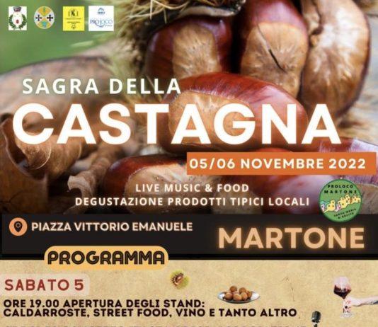 A Martone appuntamento con la Sagra della Castagna il 5 e 6 novembre