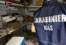 Controlli carabinieri Nas a Gioia Tauro, Palmi, Rosarno: 240kg di alimenti sequestrati
