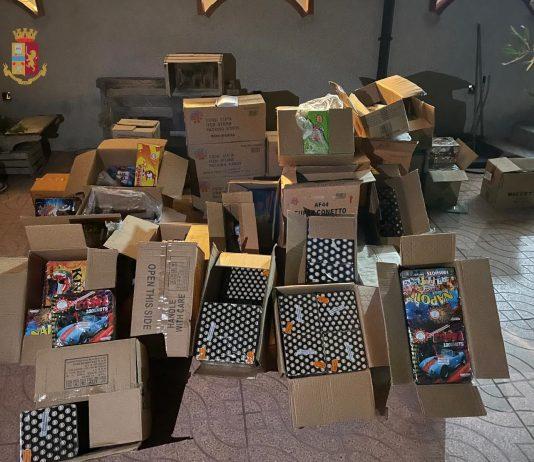 Sequestrati 41kg di materiale pirotecnico: una persona denunciata