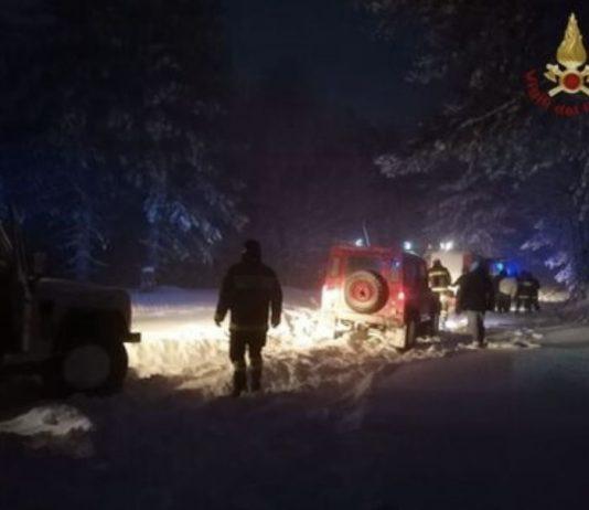 Neve in Calabria: escursionisti salvati da vigili del fuoco