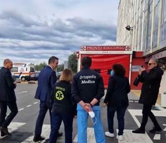 Presidente Occhiuto in visita all’ospedale di Polistena