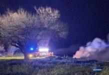 Caulonia – in fiamme veliero sbarco migranti