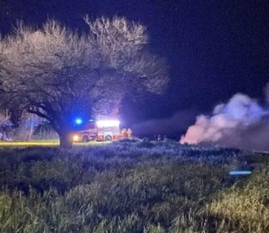 Caulonia – in fiamme veliero sbarco migranti