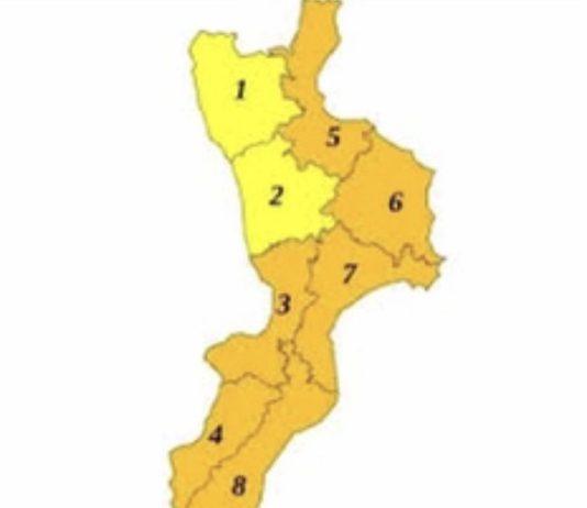 Allerta meteo arancione in Calabria