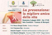 Maropati – 4 giugno giornata prevenzione e screening seno