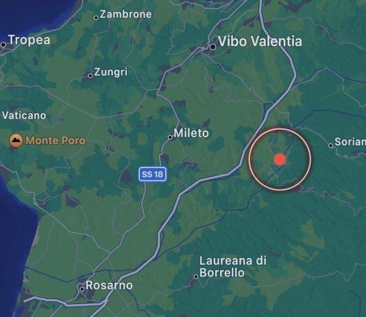 Scossa di terremoto registrata nel vibonese