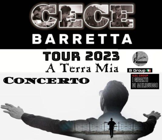 Melicucco – concerto di Cecè Barretta il 9 agosto