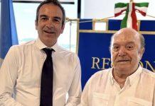 Lino Banfi in Calabria visita la cittadella e incontra Occhiuto: “ La Calabria vuole un film di Lino Banfi”