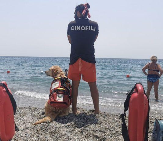 Calabria – ragazzi soccorsi in mare al largo da unità cinofila