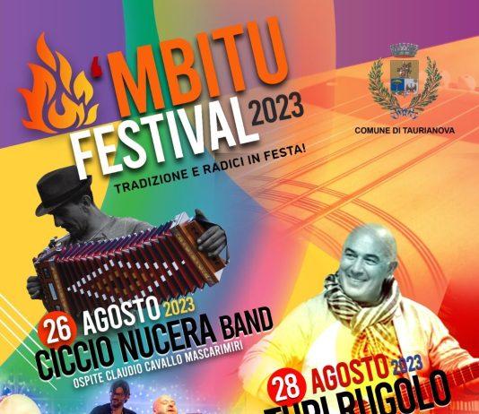A Taurianova ‘MBITU FESTIVAL: 26-27-28 agosto con Parafoné, Ciccio Nucera band e Turi Rugulo