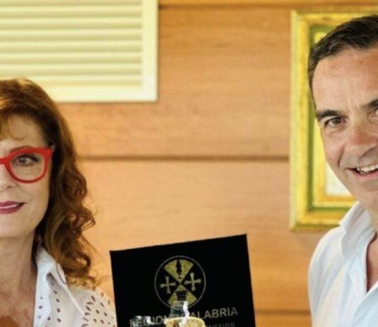 Susan Sarandon: “Aiutatemi ad avere la cittadinanza italiana”. Occhiuto: “Le daremo quella calabrese”