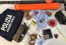 Tenta di nascondere cocaina e hashish in un tubo: arrestato 39enne
