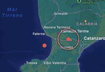 Scossa di terremoto in Calabria