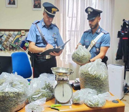 Ai domiciliari nascondeva 5,8 kg di marijuana, arrestato 52enne