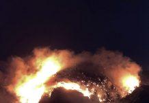 Bagnara – migliora la situazione dopo il vasto incendio