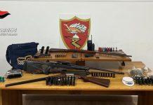 Carabinieri trovano armi e munizioni: deferito 34enne