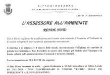 Rosarno – al via il servizio di spazzamento meccanizzato