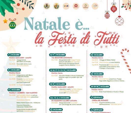 Taurianova – Parte il programma “Natale è…la Festa di tutti”, 30 eventi tra mostre, musica e street food nella città del Torrone