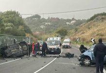 Calabria – scontro tra due auto su Ss 106, morti 4 giovani