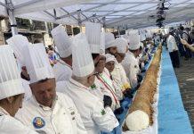 Guinness World Record in Sicilia con il cannolo più lungo del mondo