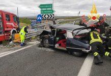 Incidente mortale in autostrada