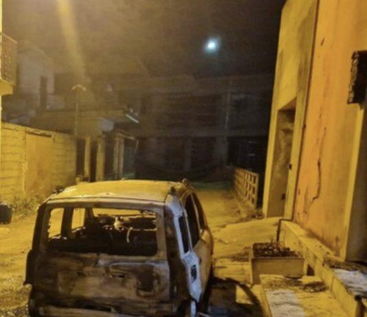 Incendiata auto Don Giovanni Rigoli