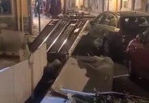 Tromba d’aria a Palmi – danni in Piazza Cavour