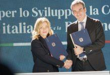 Presidente Meloni e Occhiuto firmano accordo per fondo sviluppo e coesione