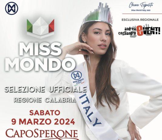 Sabato 9 marzo selezione Miss Mondo