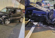 Incidente dopo lo svincolo di Bagnara Calabra – coinvolte due auto: un ferito