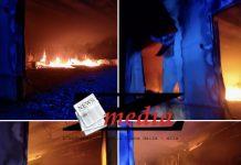 Giornata di incendi nella Piana di Gioia Tauro – fiamme in aziende, depositi e capannoni