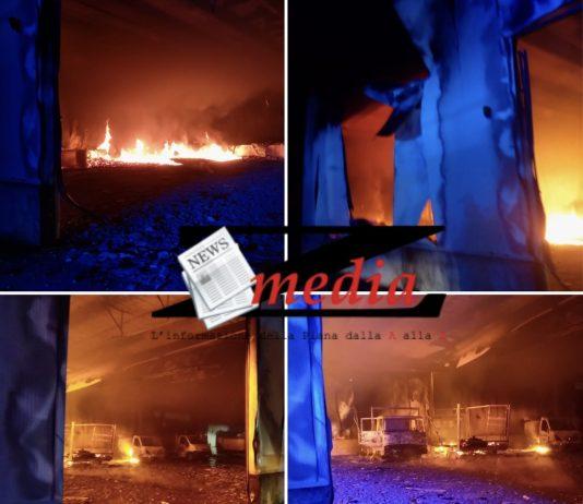 Giornata di incendi nella Piana di Gioia Tauro – fiamme in aziende, depositi e capannoni