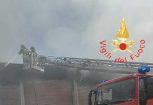 Incendio in capannone – cause da accertare