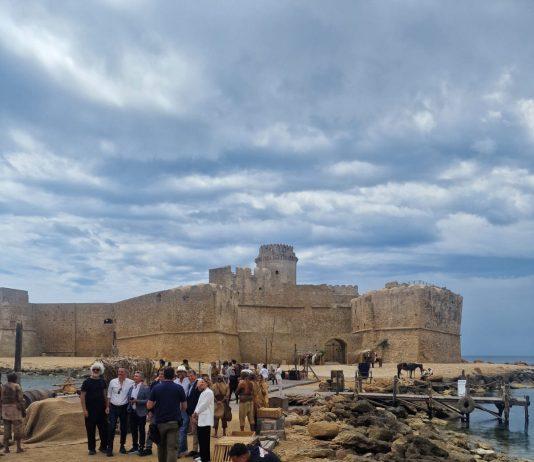 Conclusa a Le Castella la giornata di riprese della serie Sandokan