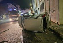 Incidente a Gioia Tauro – si ribalta auto: un ferito