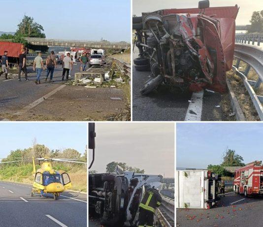 Incidente in autostrada tra Rosarno e Gioia Tauro: tre feriti