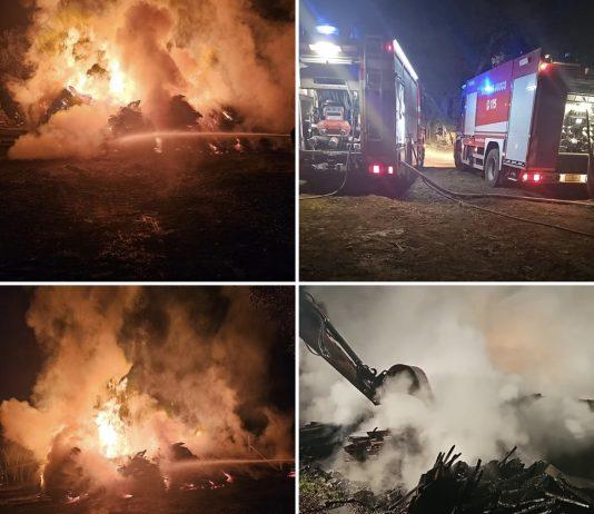 Incendio in un deposito a Rizziconi