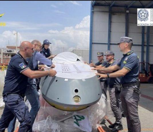 Porto Gioia Tauro – sequestrati componenti droni per uso bellico