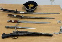 Nascondeva in casa armi illegalmente detenute. I Carabinieri denunciano un 36enne