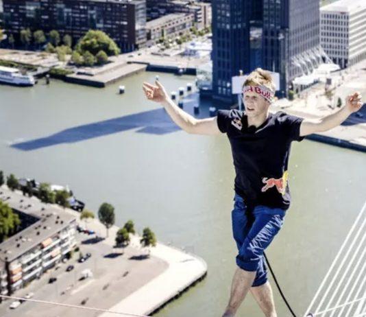 Tutto pronto per l’impresa dell’atleta Roose: attraverserà lo Stretto di Messina su una fune