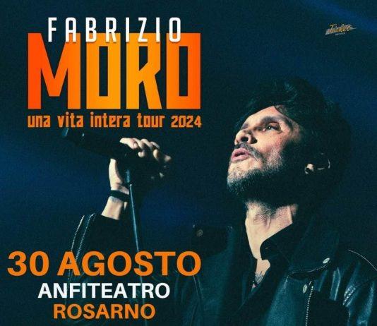 Fabrizio Moro in concerto il 30 agosto all’anfiteatro di Rosarno