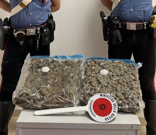 Fermato con due kg di marijuana – arrestato rosarnese