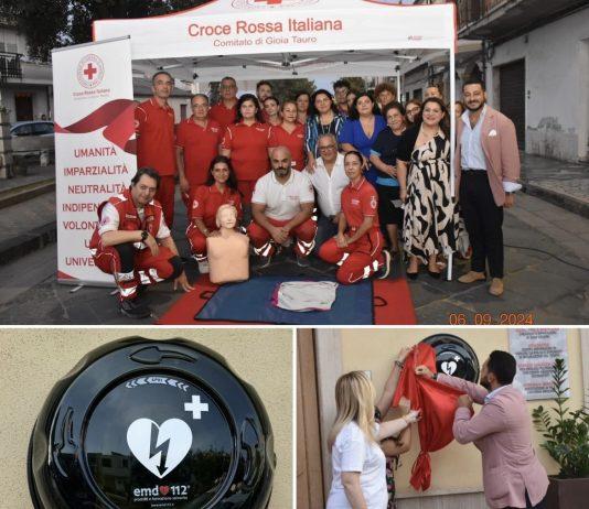 Gioia Tauro – donazione e dimostrazione defibrillatore automatico esterno