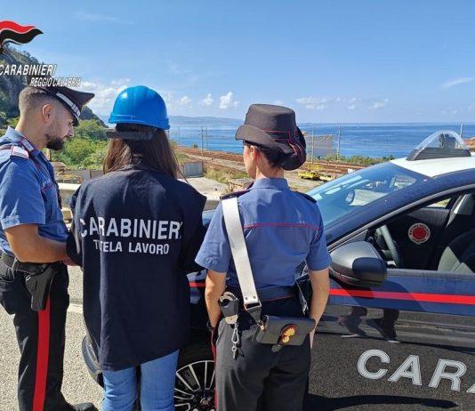 Controlli carabinieri – lavoro in nero e gravi irregolarità in un cantiere: denuncia e sanzioni