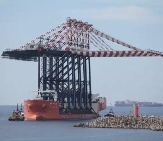 Arrivate al Porto di Gioia Tauro 4 nuove gru