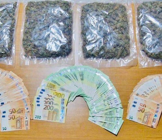 Sequestrata marijuana e 37mila euro in contanti – tre arresti