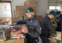 Sequestro oltre due tonnellate di fuochi d’artificio illegali